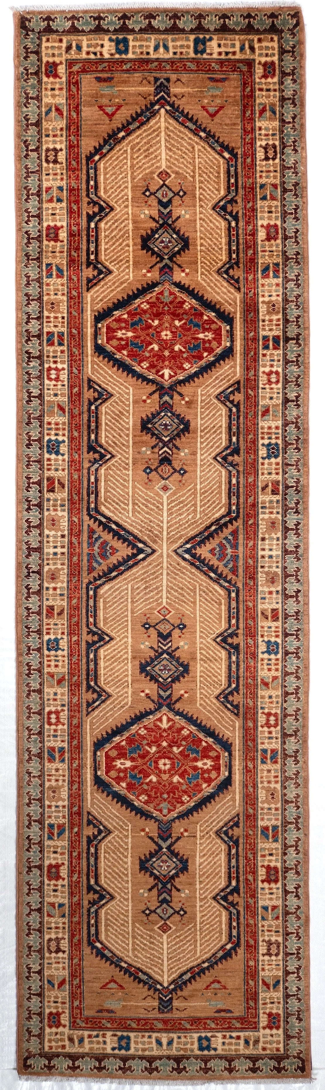 Runner Sarab Afghan Tribal Rug