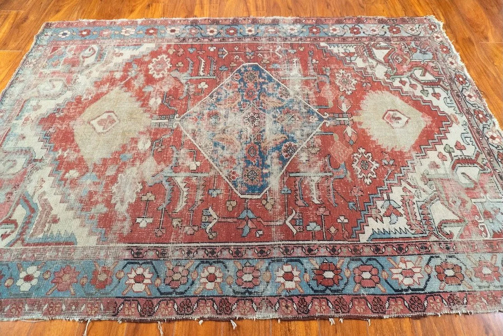 5'3"x7'4" Serapi, Antique