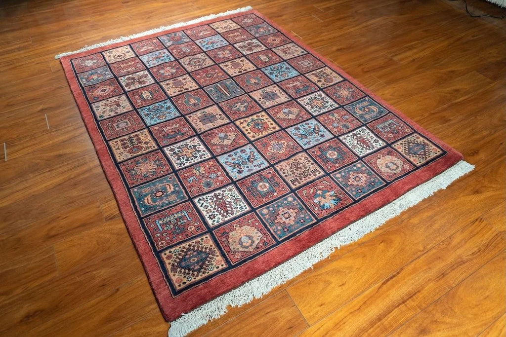 4'9"x6'4" Qashqaii, Tribal