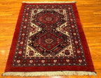 2'11"x3'11" Qashqaii, Tribal (Mah-bas)
