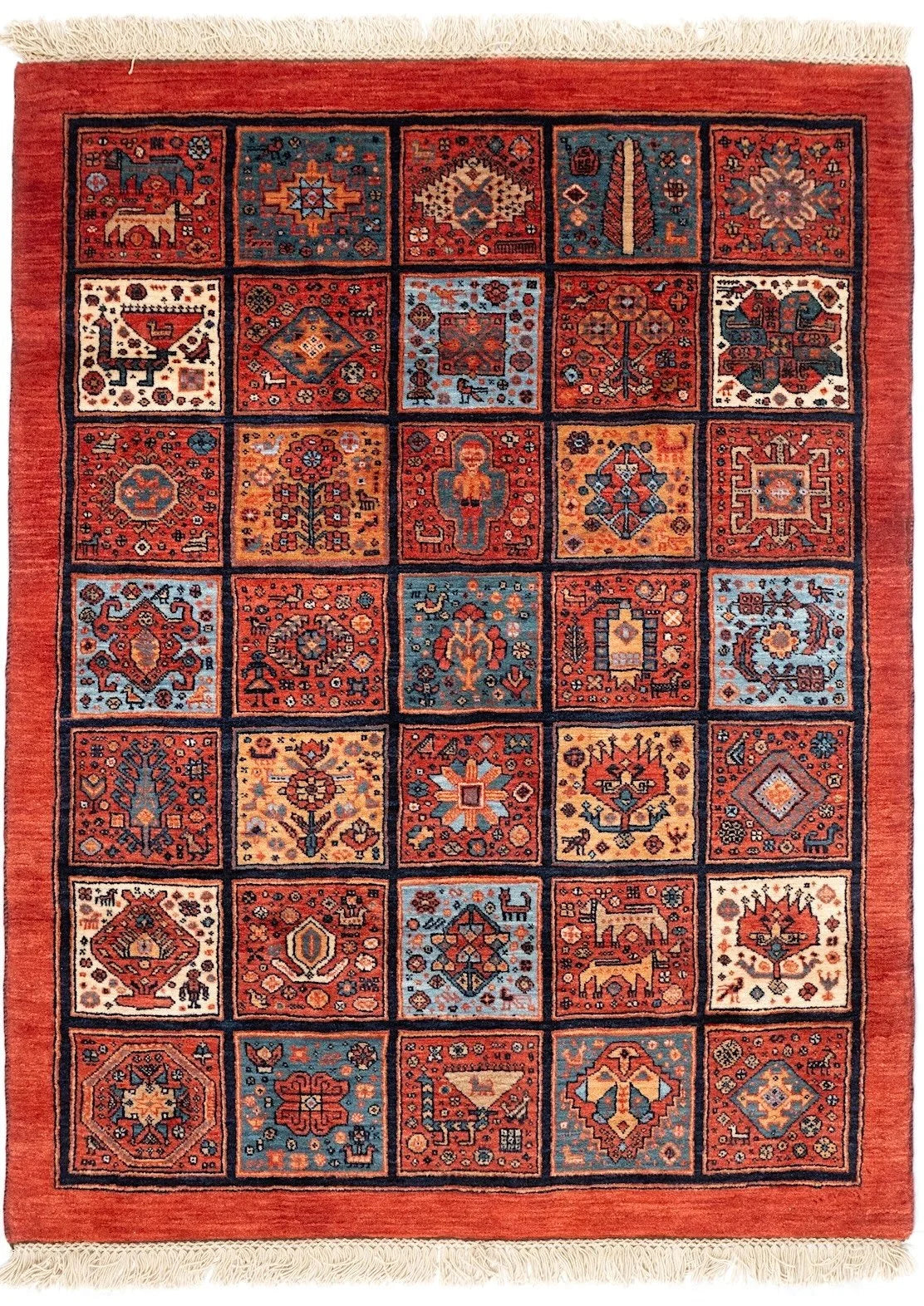 3x5 Qashqaii Persian Tribal Rug