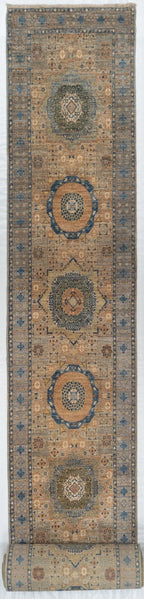Runner Mamluk Afghan Traditional Rug