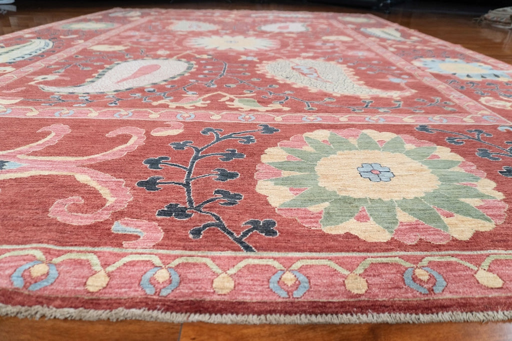 9' x 12' Suzani, Tribal
