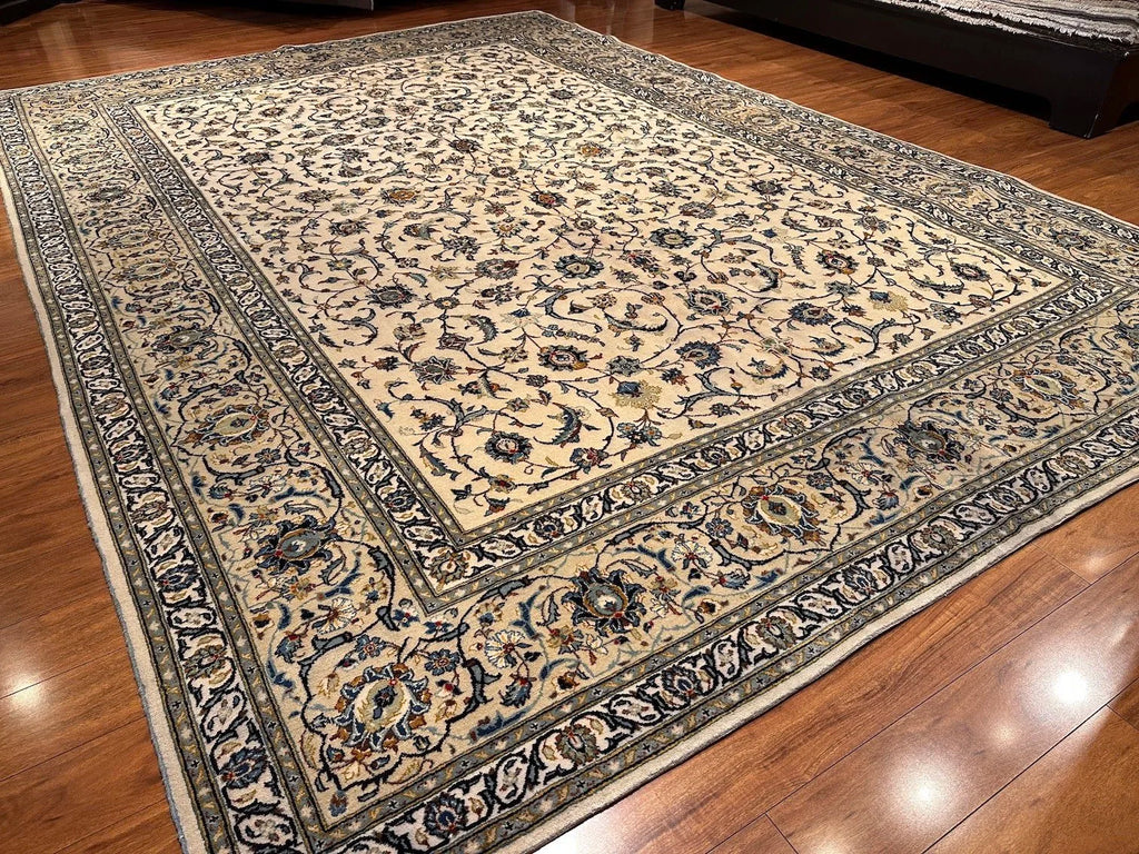9'4"x13' Kashan, Vintage