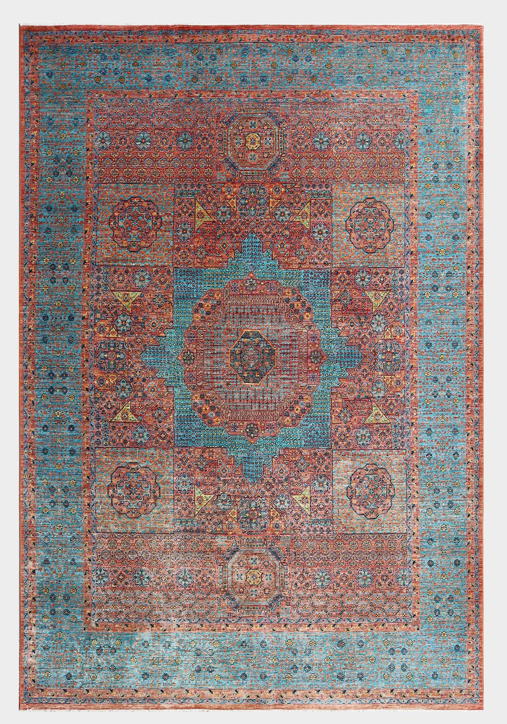 9x12 Mamluk Afghan Traditional Rug