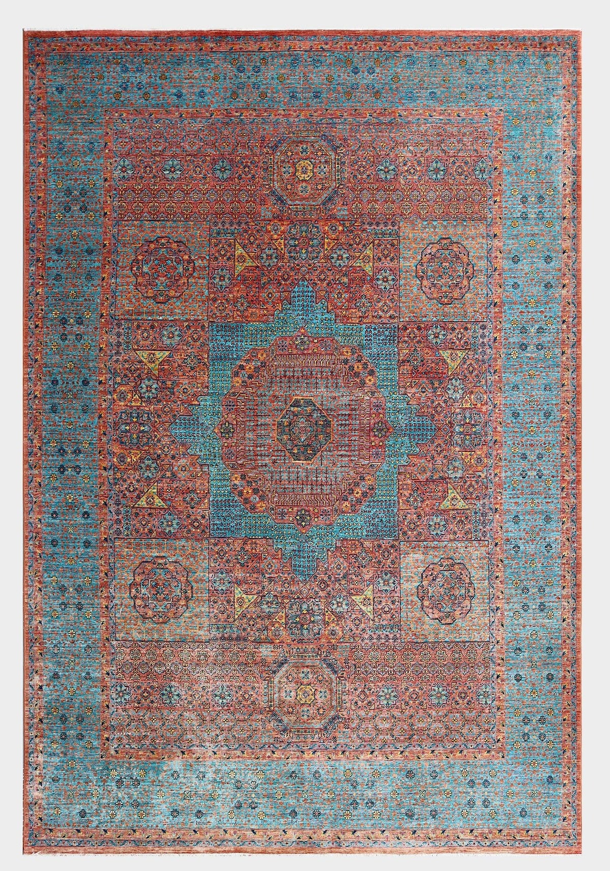 9x12 Mamluk Afghan Traditional Rug