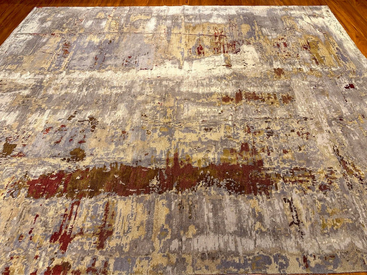 8'x10' Brushed Art, Modern