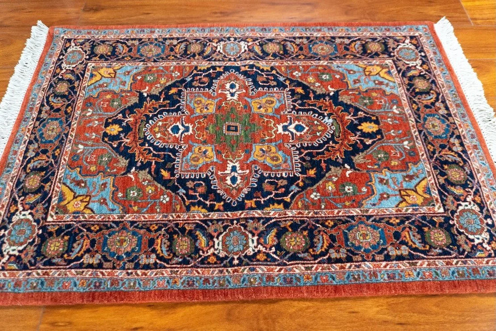 2’7”x3’10” Tabriz Heriz, Tribal