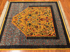 4'1"x4'5" Qashqaii, Tribal (Mehrab)