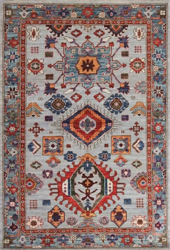 3x5 Karajeh Afghan Tribal Rug