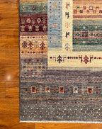 5'8"x8'7" Gabbeh, Tribal