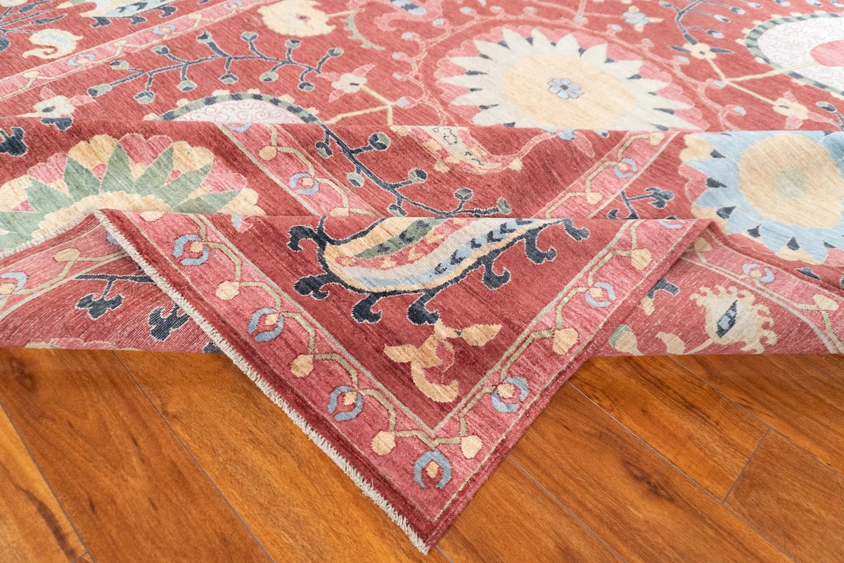 9' x 12' Suzani, Tribal