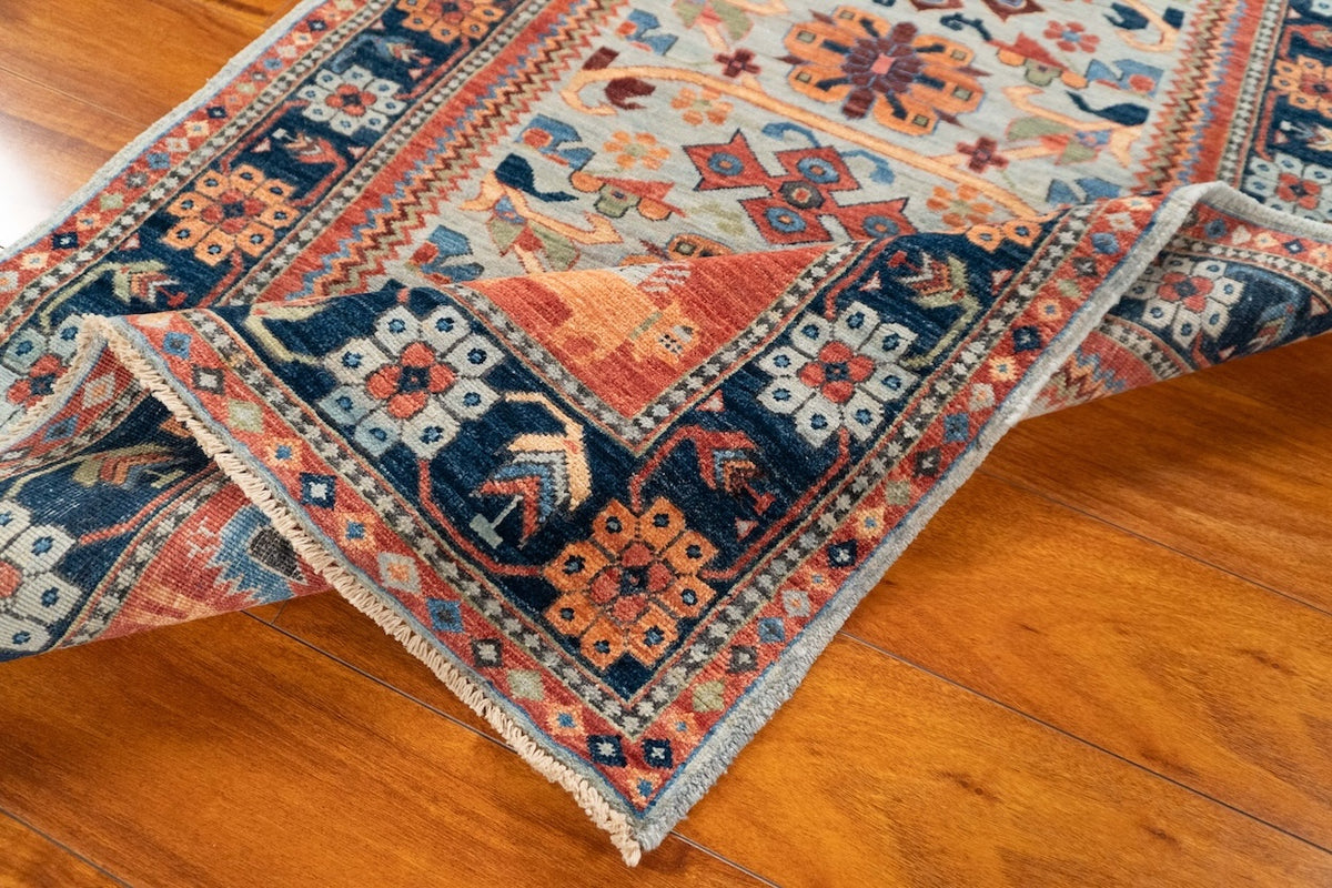 3'1"x 4'11" Qashqaii, Tribal
