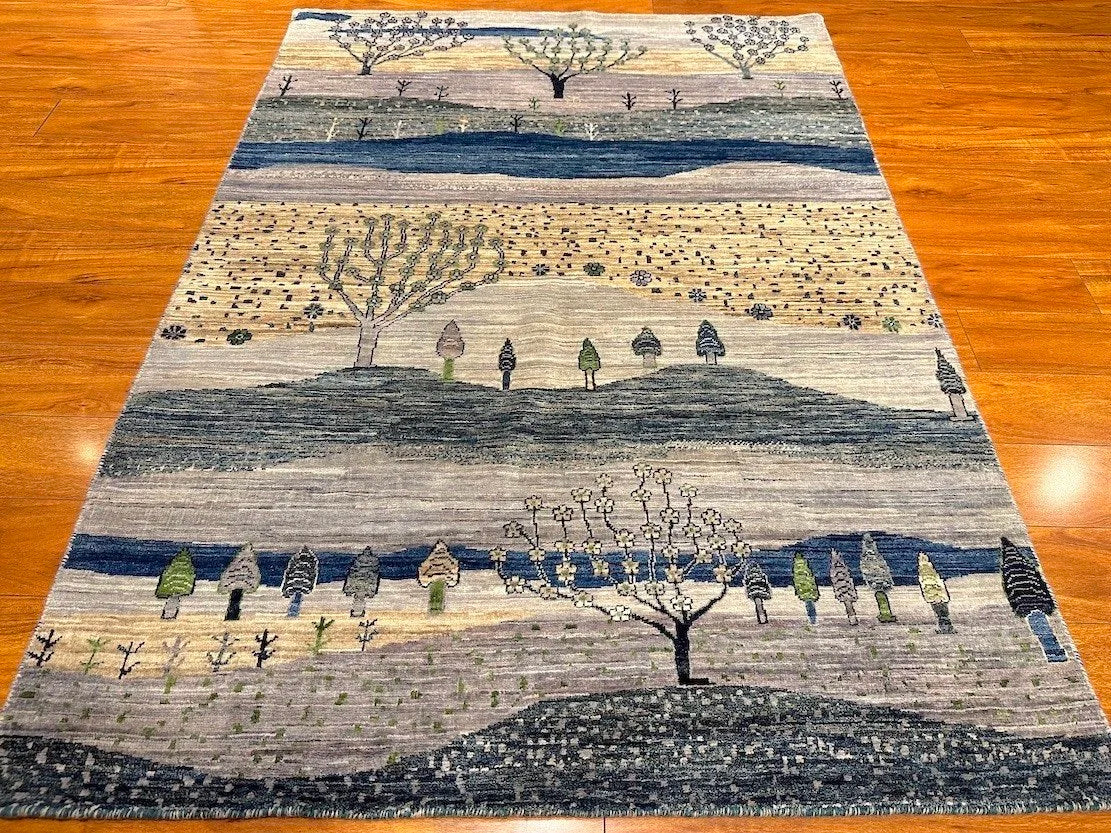 4'3"x5'11" Luri Gabbeh, Tribal
