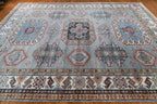 9'2"x11'11" Kazak, Tribal